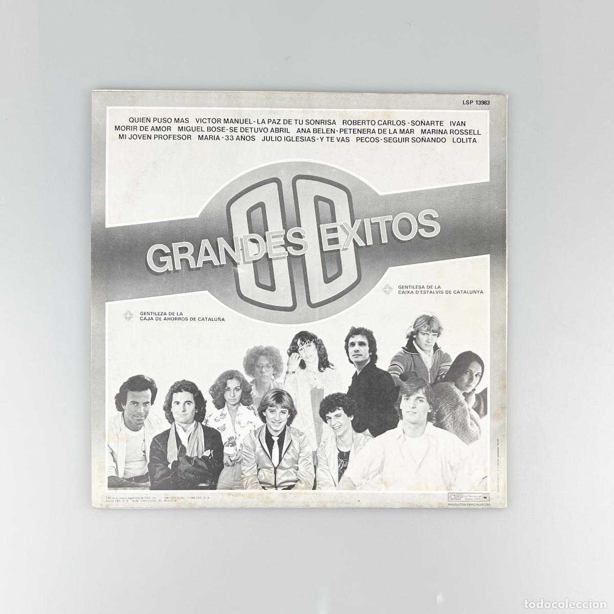 Discos de vinilo: LP. Varios. Grandes Exitos-80 (VG+/VG+) - Foto 2