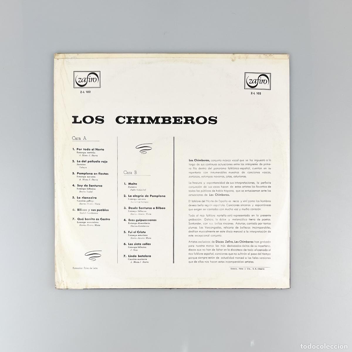 Discos de vinilo: LP. Los Chimberos. Los Chimberos (G+/VG) - Foto 2