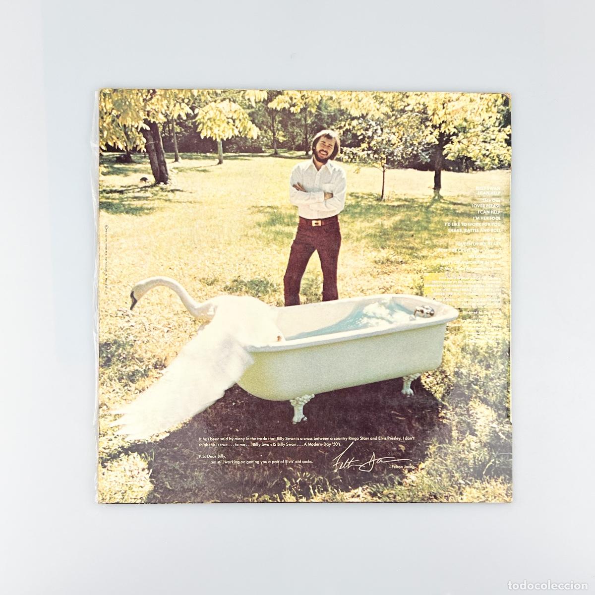 Discos de vinilo: LP. Billy Swan. I Can Help (G+/VG) - Foto 2