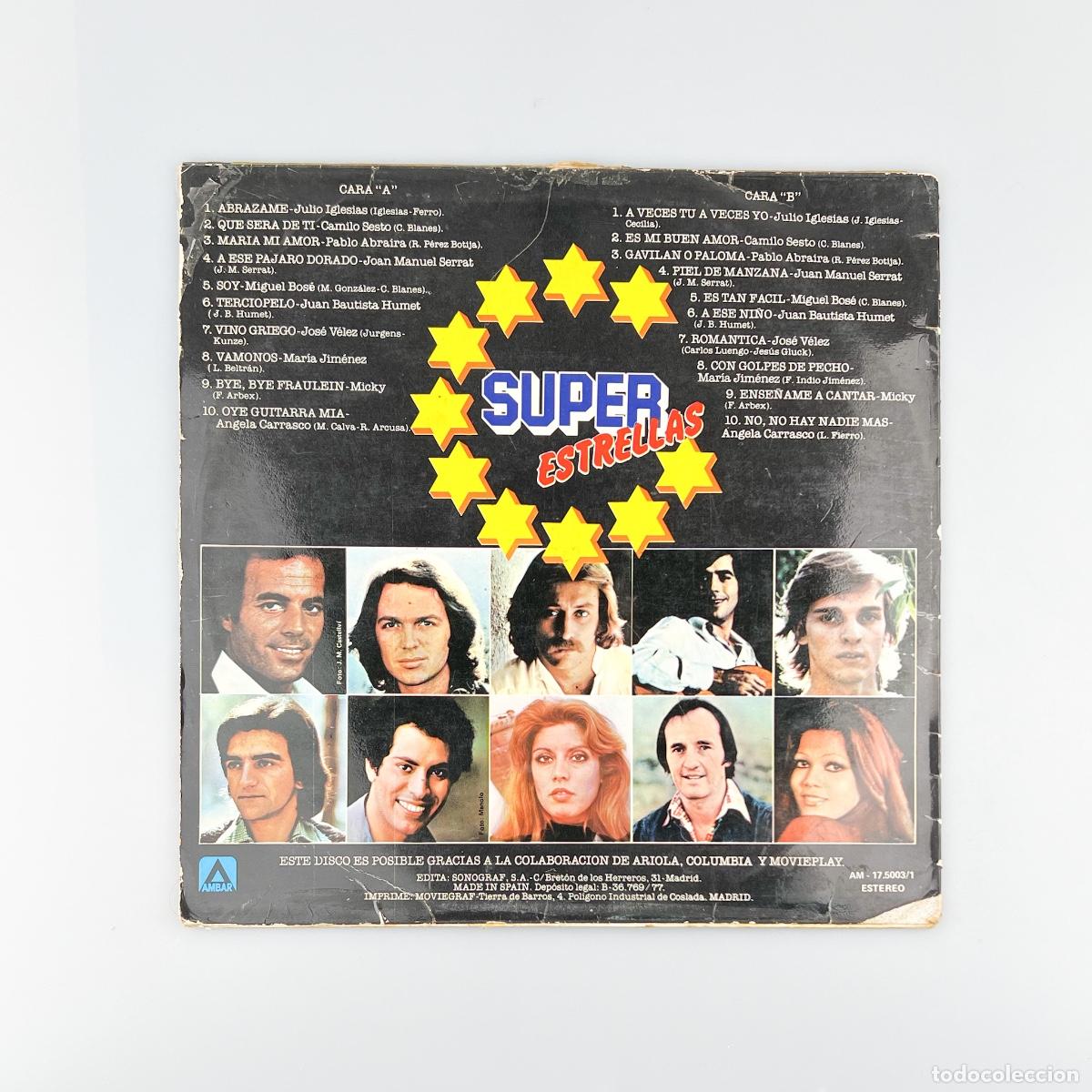 Discos de vinilo: LP. Varios. Super Estrellas (VG/VG+) - Foto 2