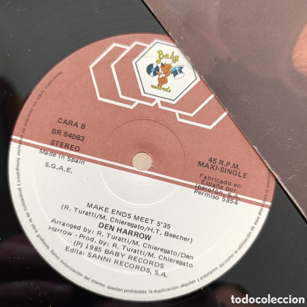 Discos de vinilo: DEN HARROW,BAD BOY,VINILO,MAXI - Foto 2