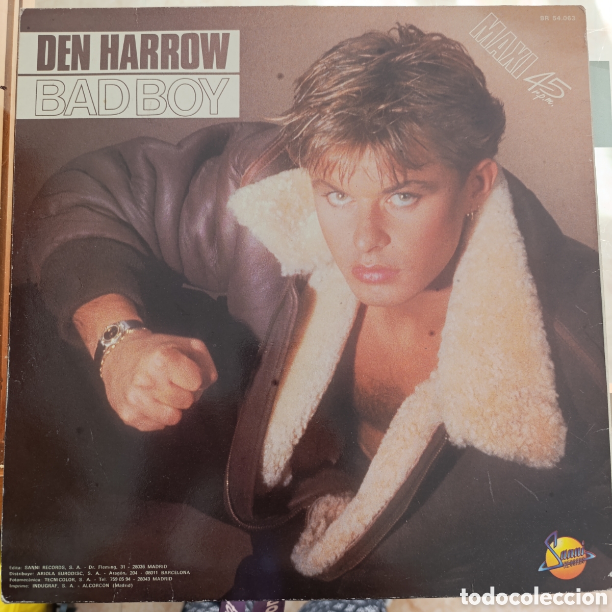Discos de vinilo: DEN HARROW,BAD BOY,VINILO,MAXI - Foto 1