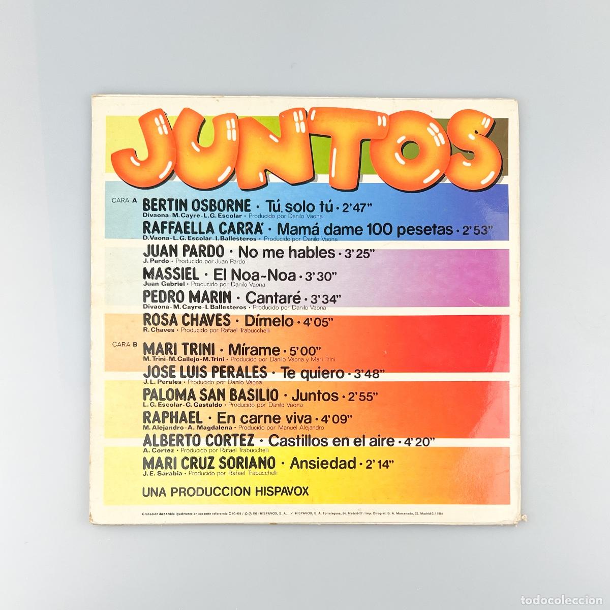 Discos de vinilo: LP. Varios. Juntos (G+/VG) - Foto 2