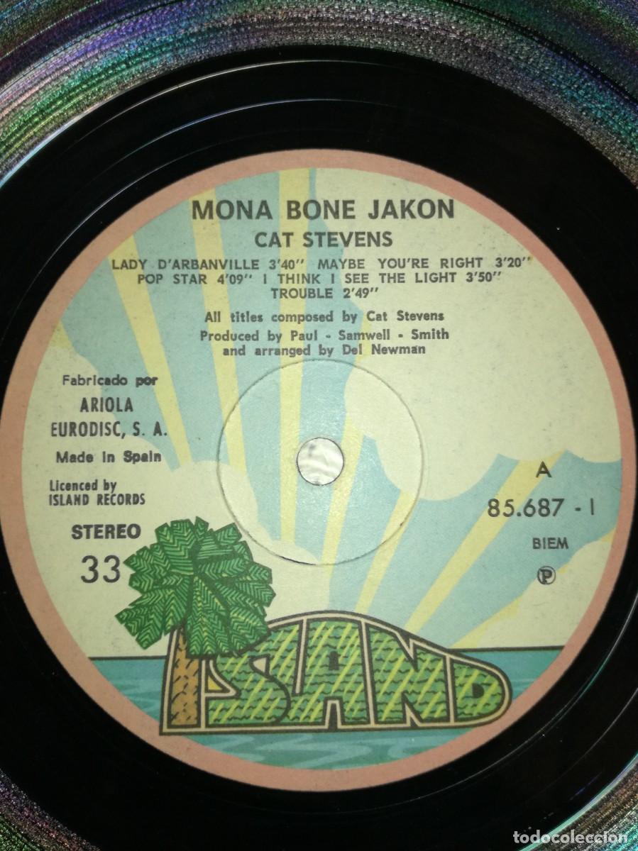 Discos de vinilo: CAT STEVENS-MONA BONE JAKON-EDICI&Oacute;N ORIGINAL ESPA&Ntilde;OL 1972 - Foto 3