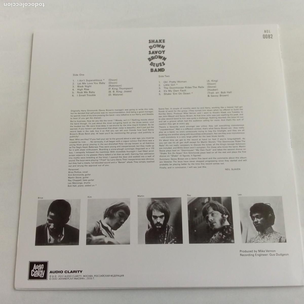 Discos de vinilo: Savoy Brown Blues Band. Shake Down. LP - Foto 2
