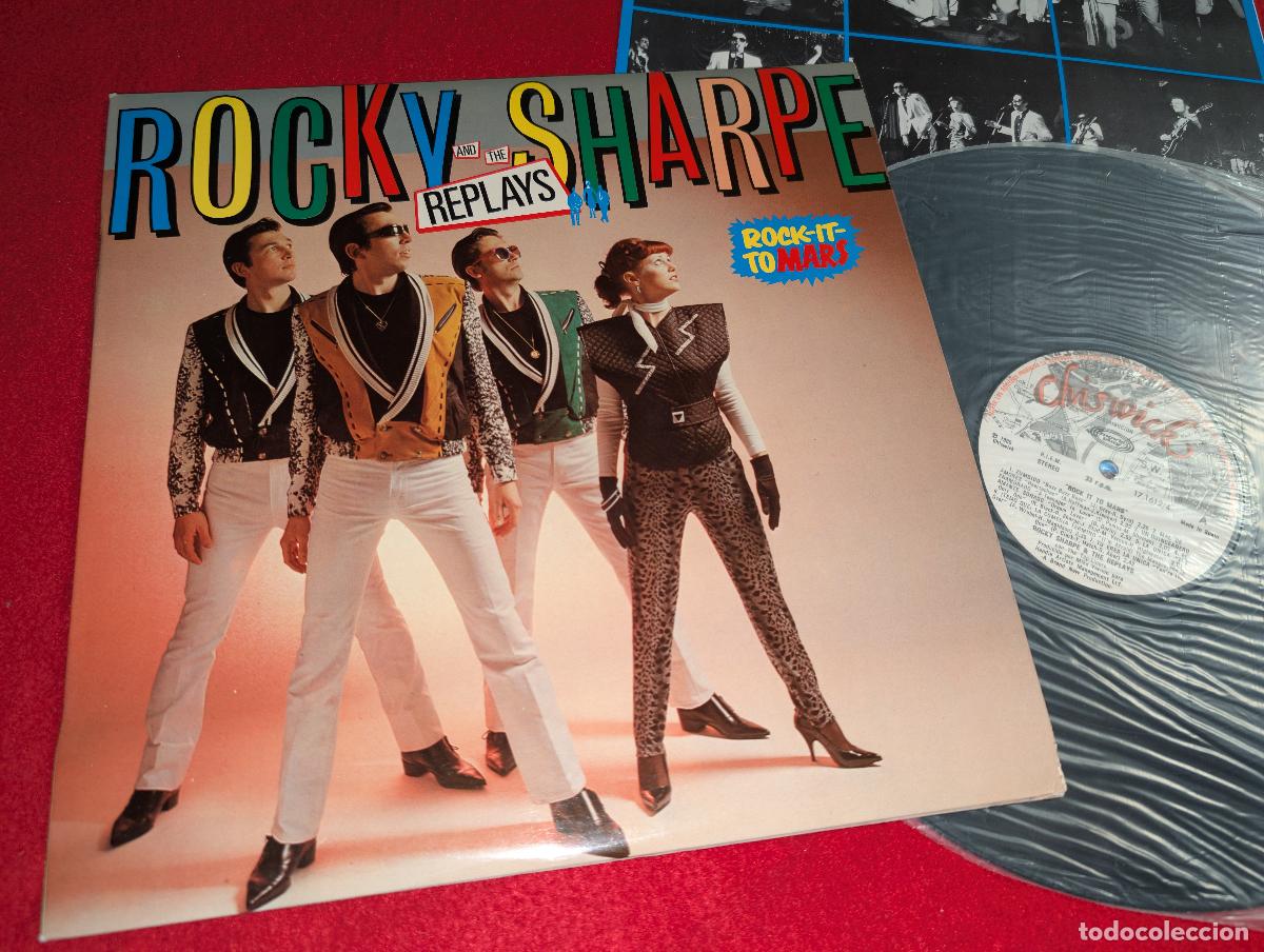 Discos de vinilo: ROCKY SHARPE & THE REPLAYS Rock it to Mars LP 1980 Chiswick ESPA&Ntilde;A SPAIN