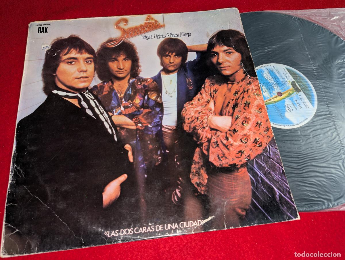 Vinyl records: SMOKIE Bright lights and back Alleys LP 1978 RAK ESPA&Ntilde;A SPAIN