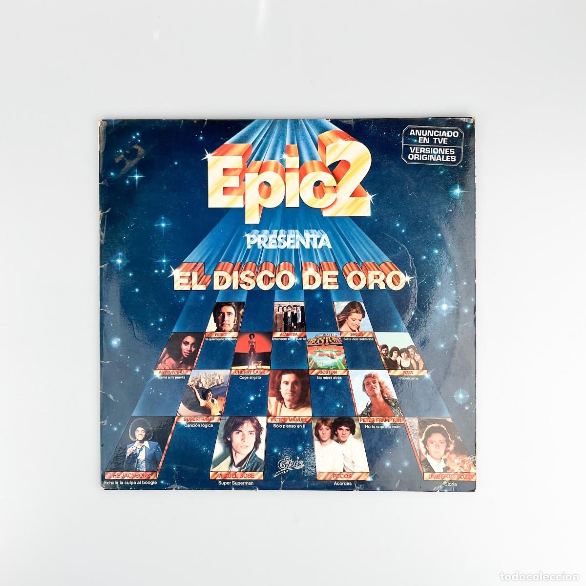 Discos de vinilo: LP. Varios. Epic2 Presenta El Disco De Oro (G+/VG+) - Foto 1