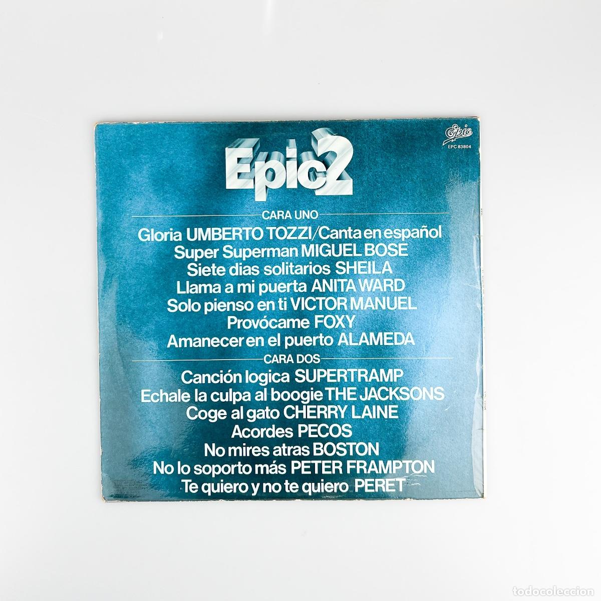 Discos de vinilo: LP. Varios. Epic2 Presenta El Disco De Oro (G+/VG+) - Foto 2
