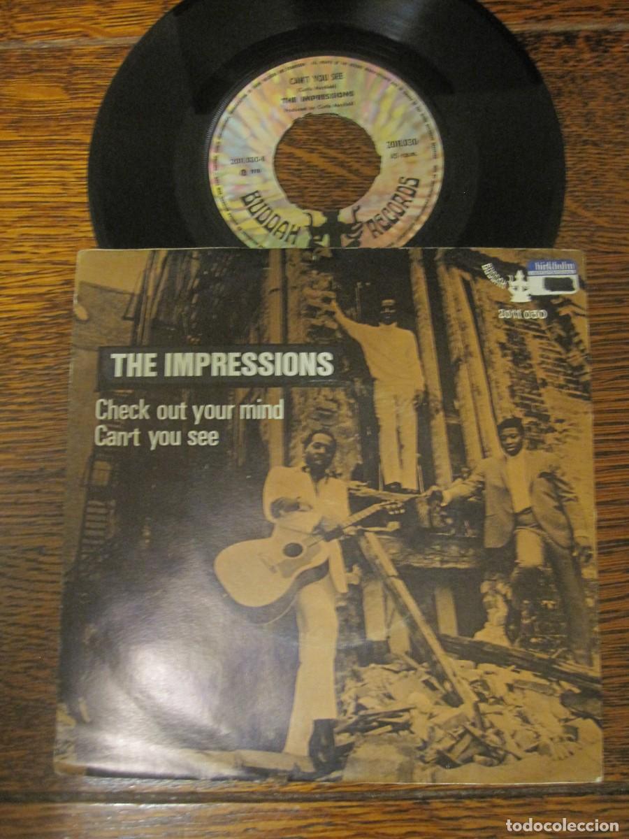 Discos de vinilo: THE IMPRESSIONS &rdquo;Check out you mind&rdquo; - Foto 1