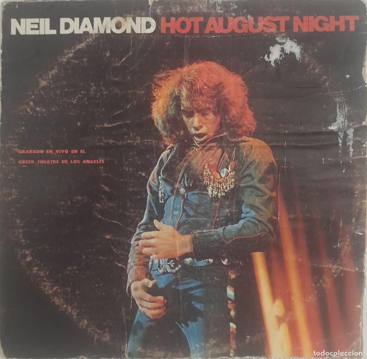 Vinyl-Schallplatten: ROCK-Neil Diamond / Hot August Night. A&ntilde;o 1972