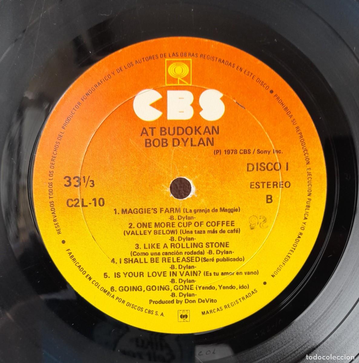 Discos de vinilo: ROCK-Bob Dylan / At Budokan. A&ntilde;o 1979 - Foto 10