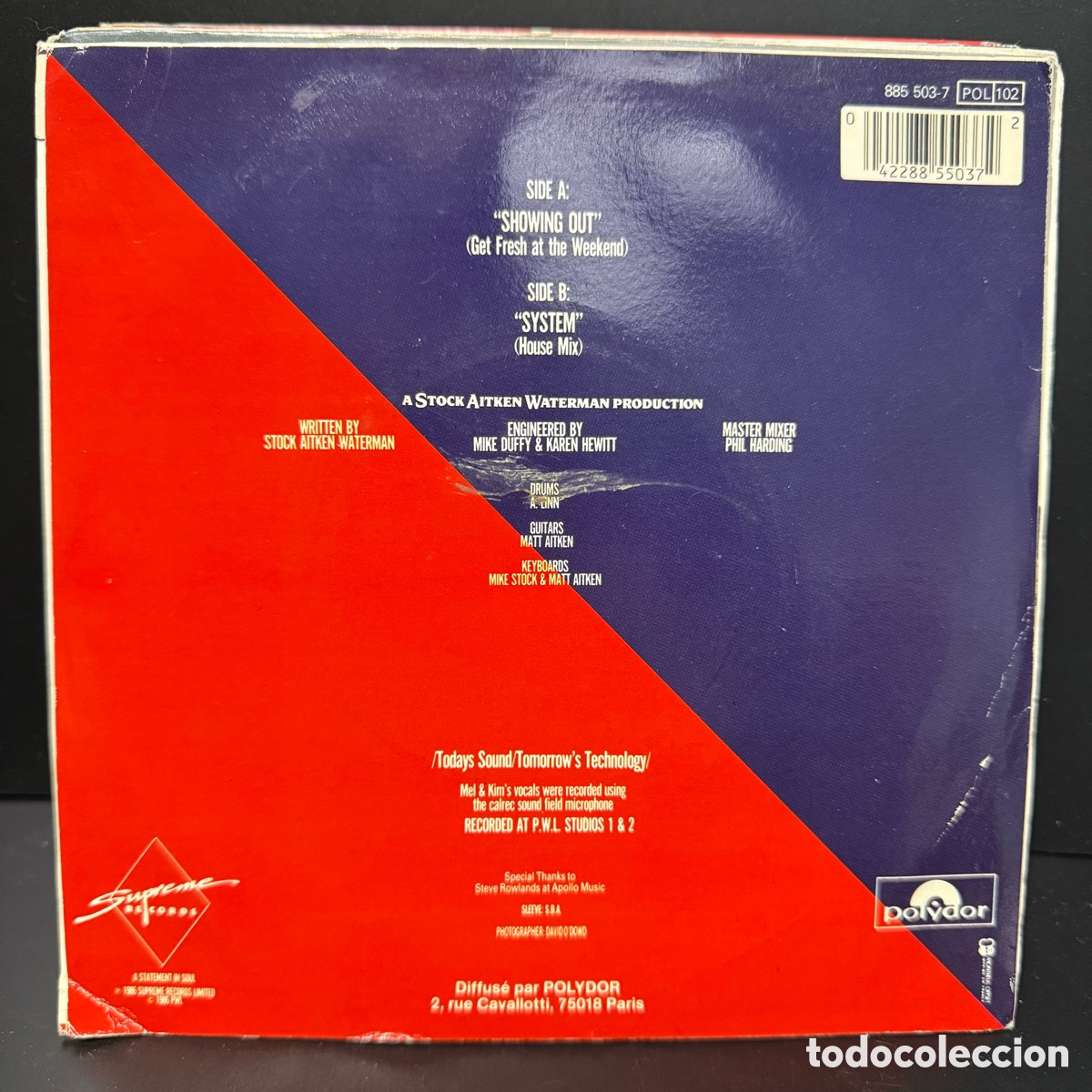 Discos de vinilo: Mel & Kim - Showing Out (Single) - Foto 2