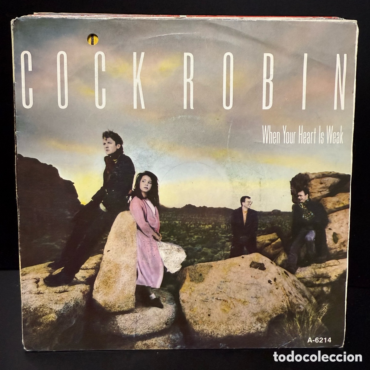 Discos de vinilo: Cock Robin - When Your Heart Is Weak (7&rdquo;, Single) - Foto 1