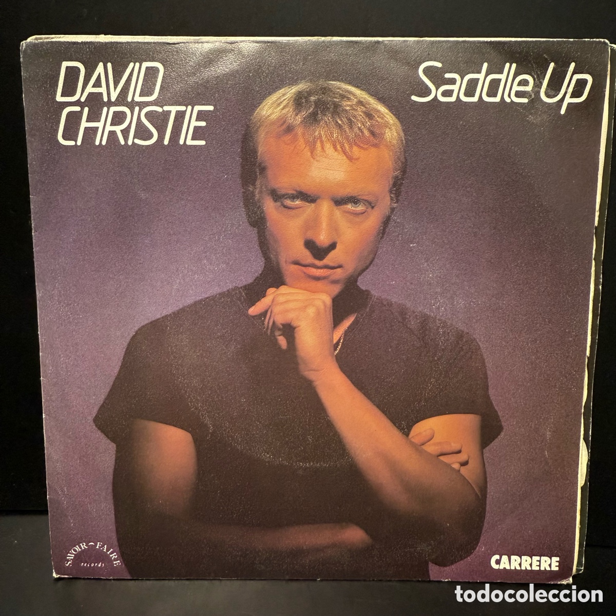 Discos de vinilo: David Christie - Saddle Up (Single) - Foto 1