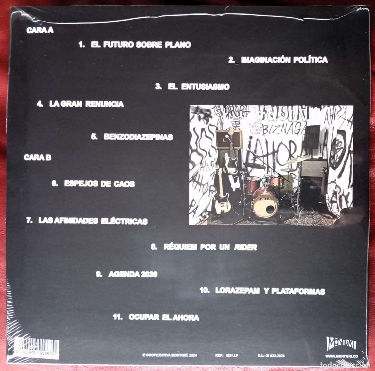 Discos de vinilo: BIZNAGA - &iexcl;AHORA! LP - Foto 2