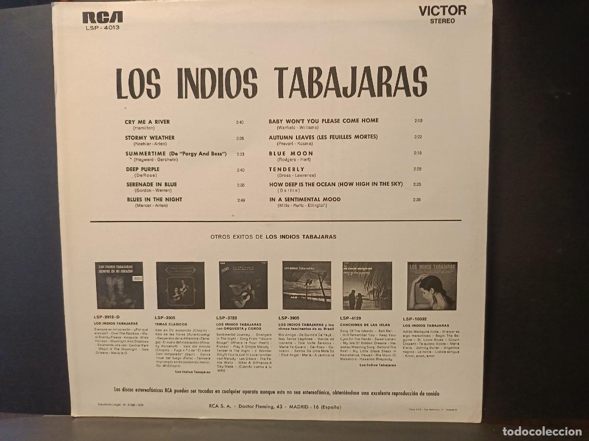 Discos de vinilo: Venta Directa Los Indios Tabajaras - Los Indios Tabajaras (LP, Album) 1970 PEPETO - Foto 2