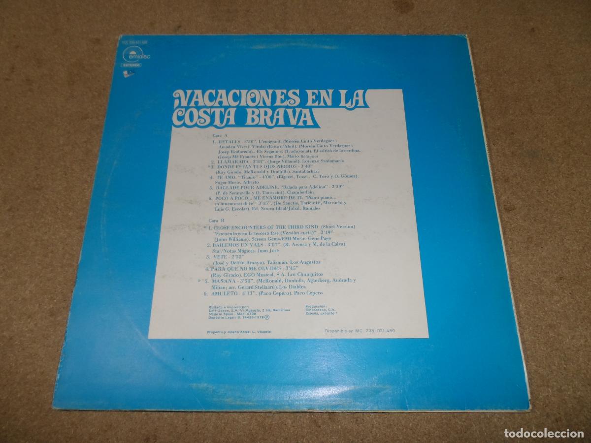 Discos de vinilo: Various &lrm;&ndash; Vacaciones En La Costa Brava (SPAIN 1978) - Foto 2
