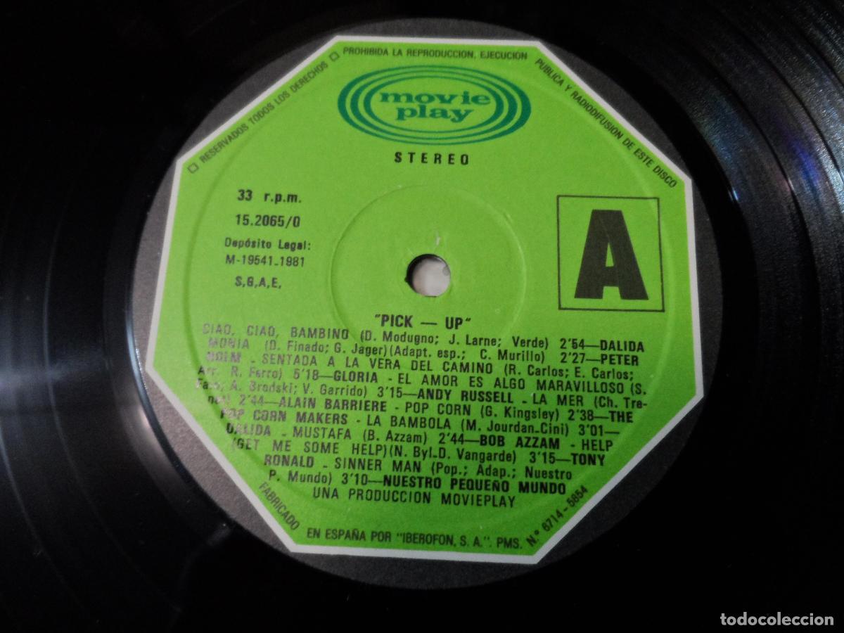Discos de vinilo: PICK UP - VARIOS (SPAIN 1981) - Foto 3
