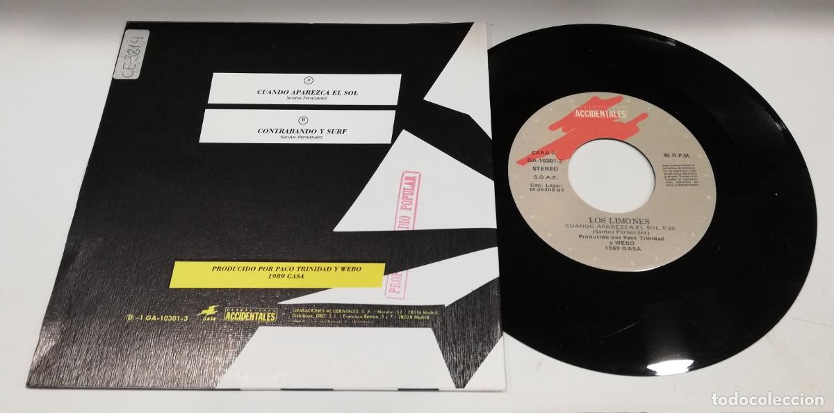 Discos de vinilo: SCO49-Los Limones - Cuando Aparezca El Sol (7&rdquo;, Single) - Foto 2