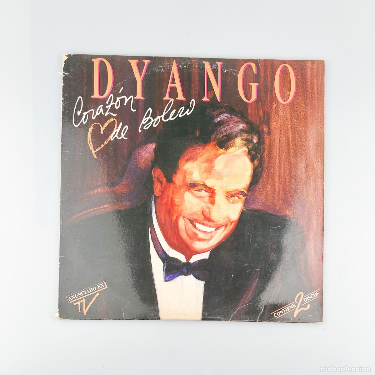 Discos de vinilo: 2xLP. Dyango. Coraz&oacute;n De Bolero (G+/VG) - Foto 1