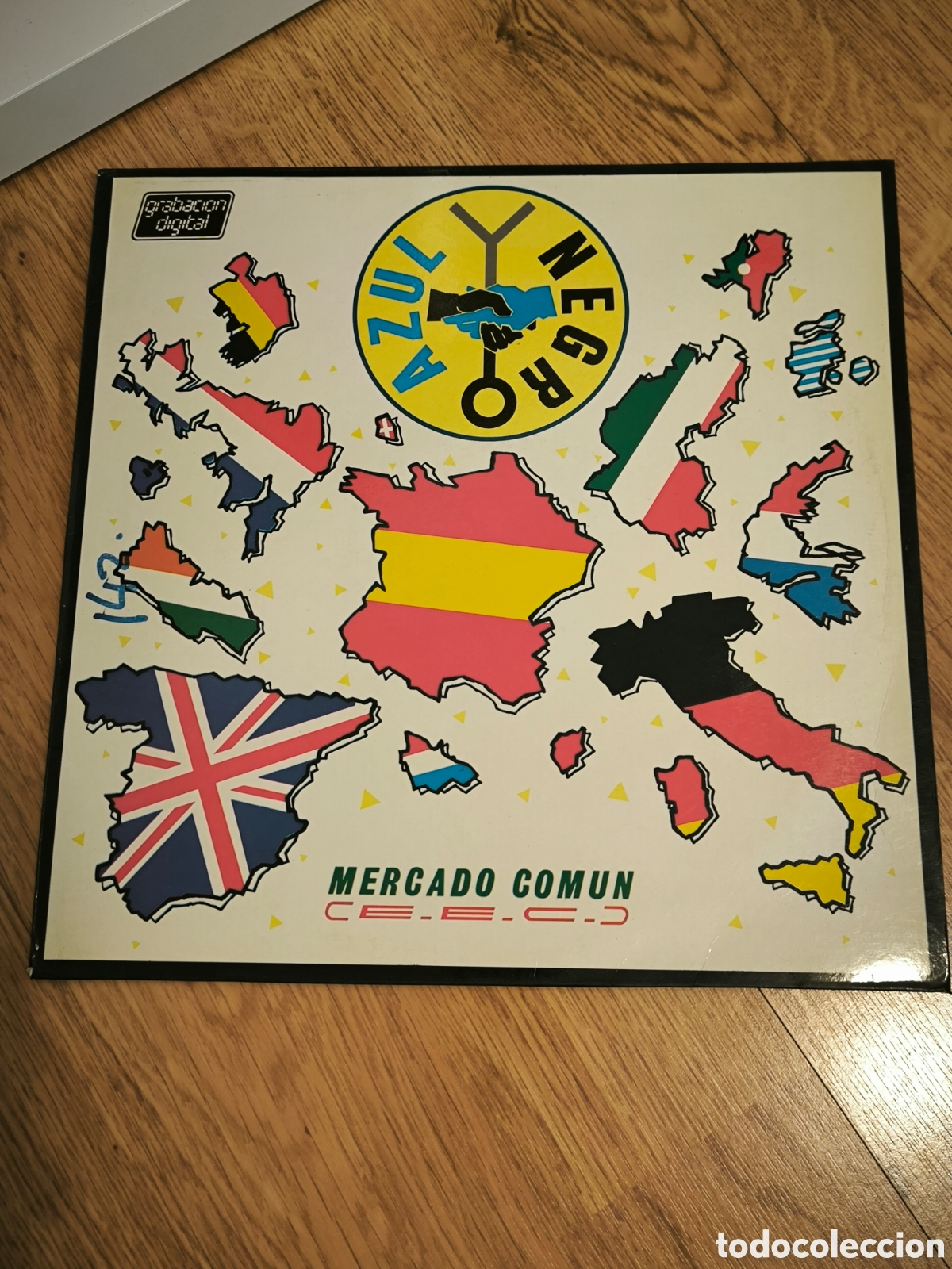 Discos de vinilo: VINILO MERCADO COMUN AZUL Y NEGRO - Foto 1