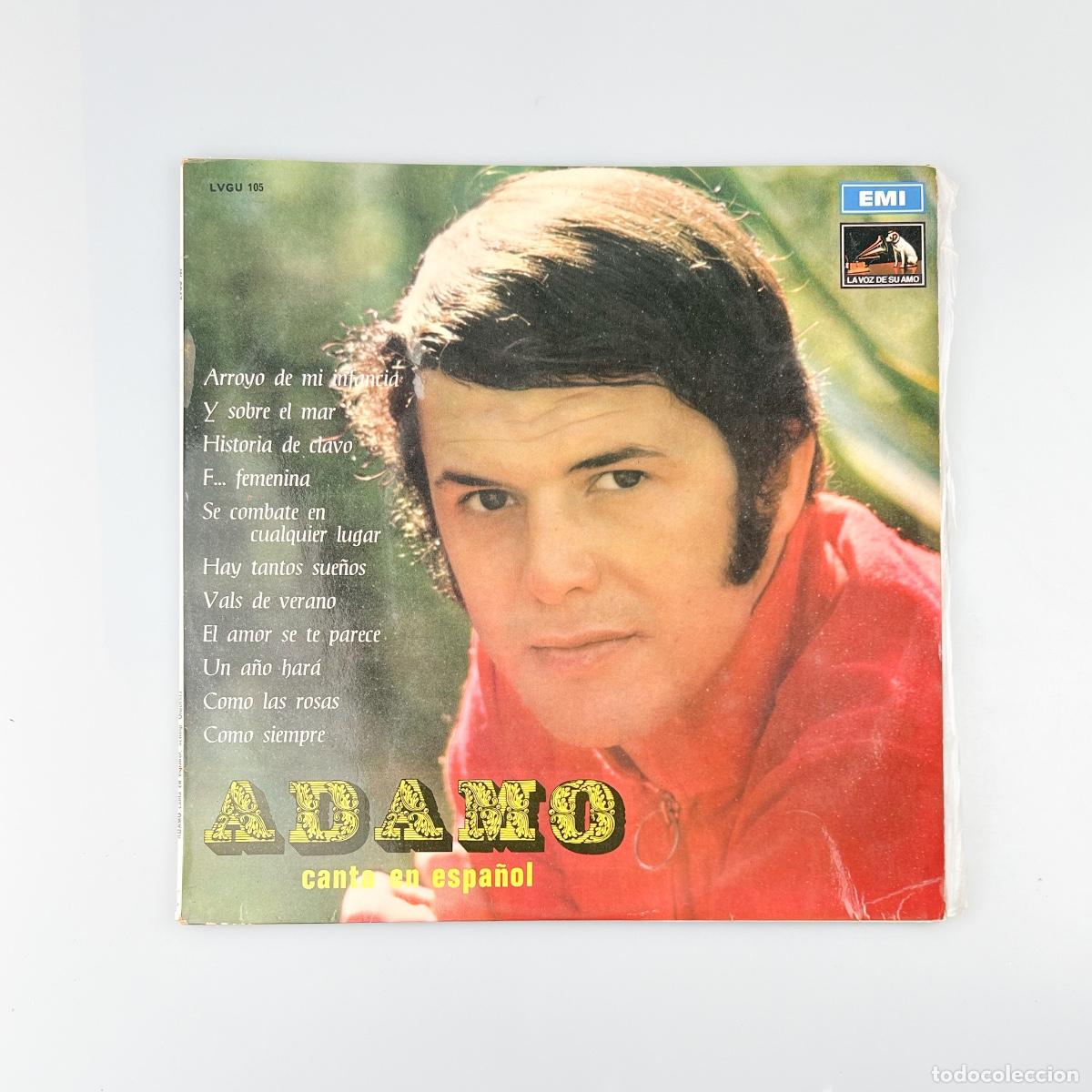 Discos de vinilo: LP. Adamo. Canta En Espa&ntilde;ol (VG+/VG+) - Foto 1