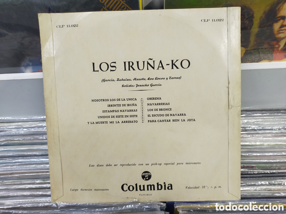 Discos de vinilo: Los iru&ntilde;a-ko lp 10 rareza - Foto 2