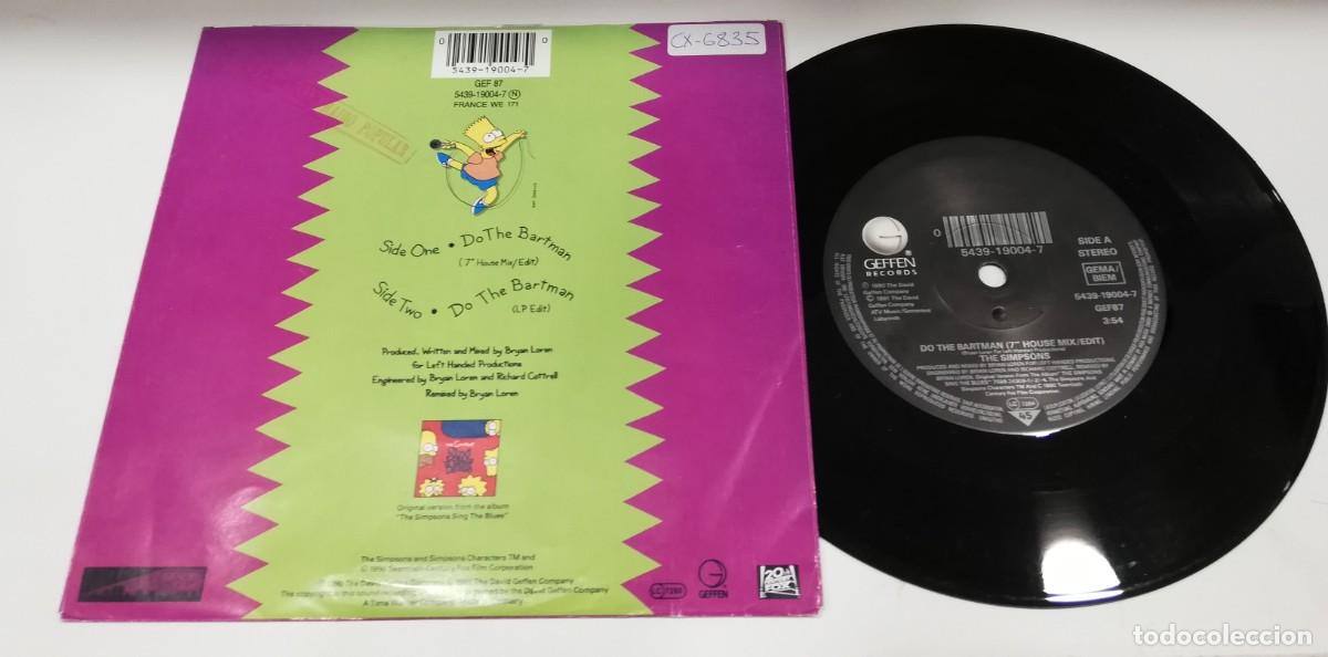Discos de vinilo: SCO39-The Simpsons - Do The Bartman (12&rdquo;) - Foto 2