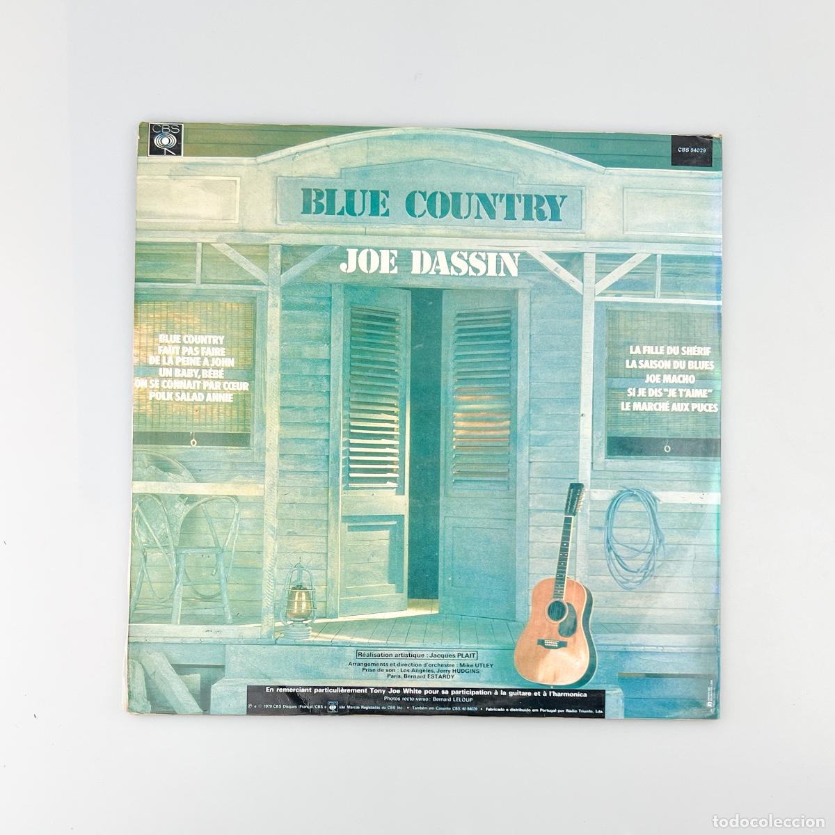 Discos de vinilo: LP. Joe Dassin. Blue Country (VG/VG) - Foto 2