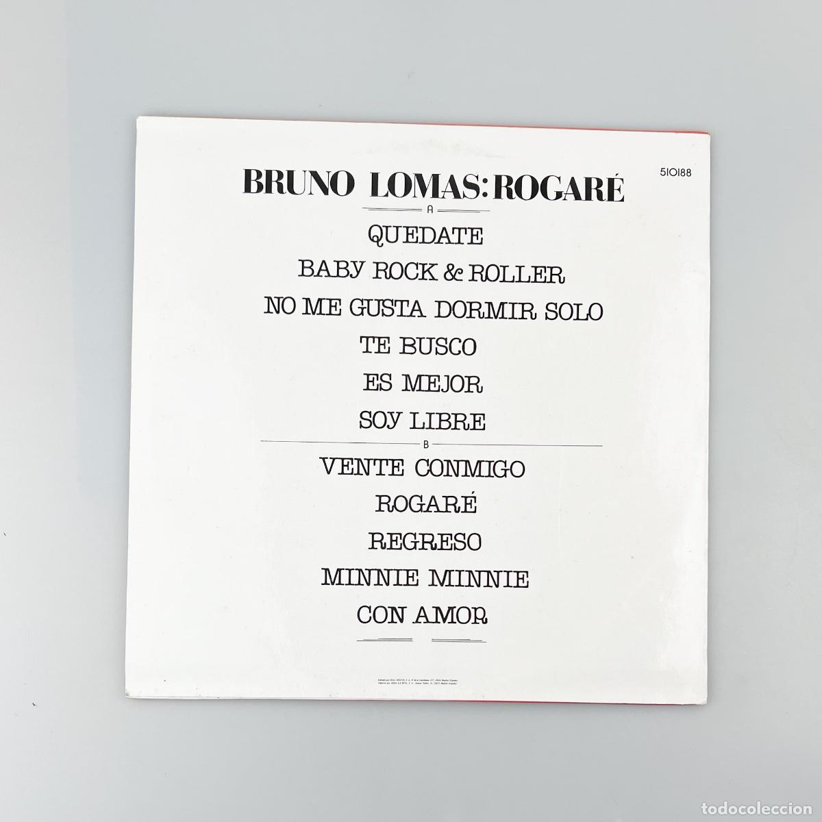 Discos de vinilo: LP. Bruno Lomas. Rogare (VG+/VG+) - Foto 2