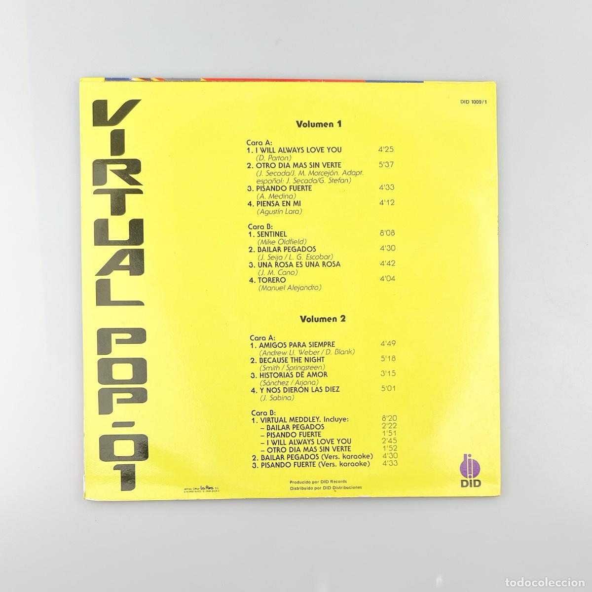 Discos de vinilo: 2xLP. Varios. Virtual Pop-01 (VG/VG) - Foto 2