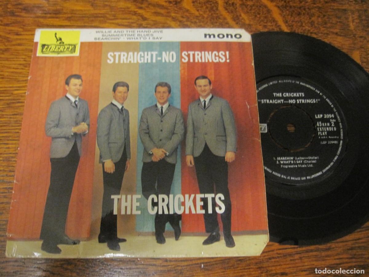 Discos de vinilo: THE CRICKETS &rdquo;Straight-No Strings!&rdquo; EP - Foto 1