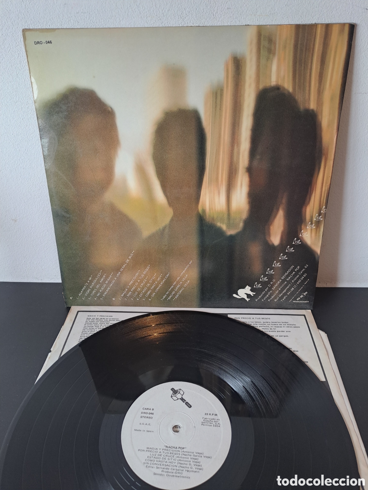 Discos de vinilo: NACHA POP - MAS NUMEROS, NUEVAS LETRAS. C.1 - Foto 2
