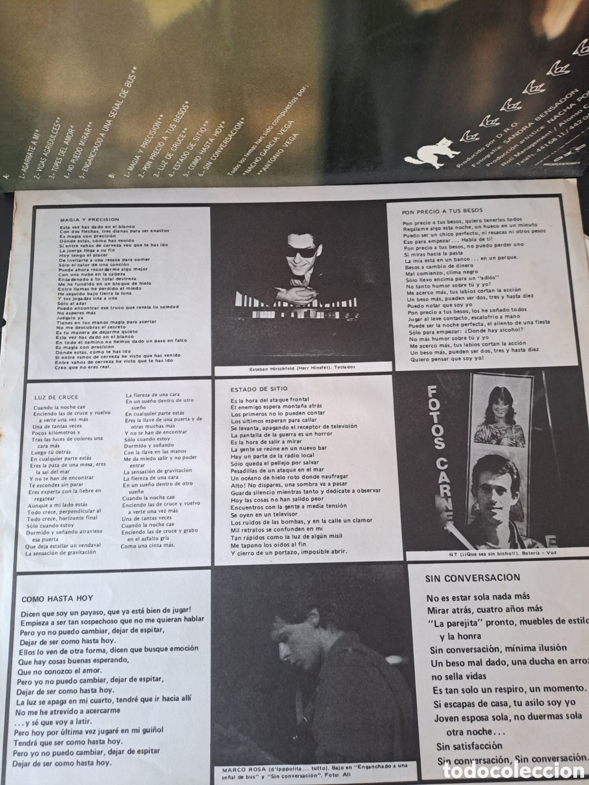 Discos de vinilo: NACHA POP - MAS NUMEROS, NUEVAS LETRAS. C.1 - Foto 4