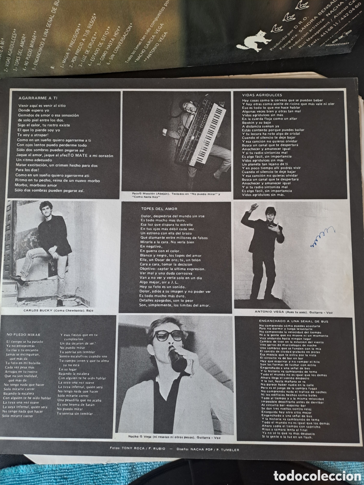 Discos de vinilo: NACHA POP - MAS NUMEROS, NUEVAS LETRAS. C.1 - Foto 5