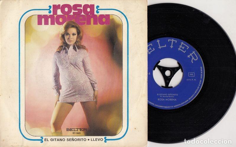 Discos de vinilo: ROSA MORENO - EL GITANO SE&Ntilde;ORITO - SINGLE DE VINILO C-30 - Foto 1