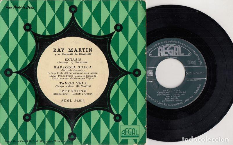Discos de vinilo: RAY MARTIN - EXTASIS - EP DE VINILO C-29 - Foto 1