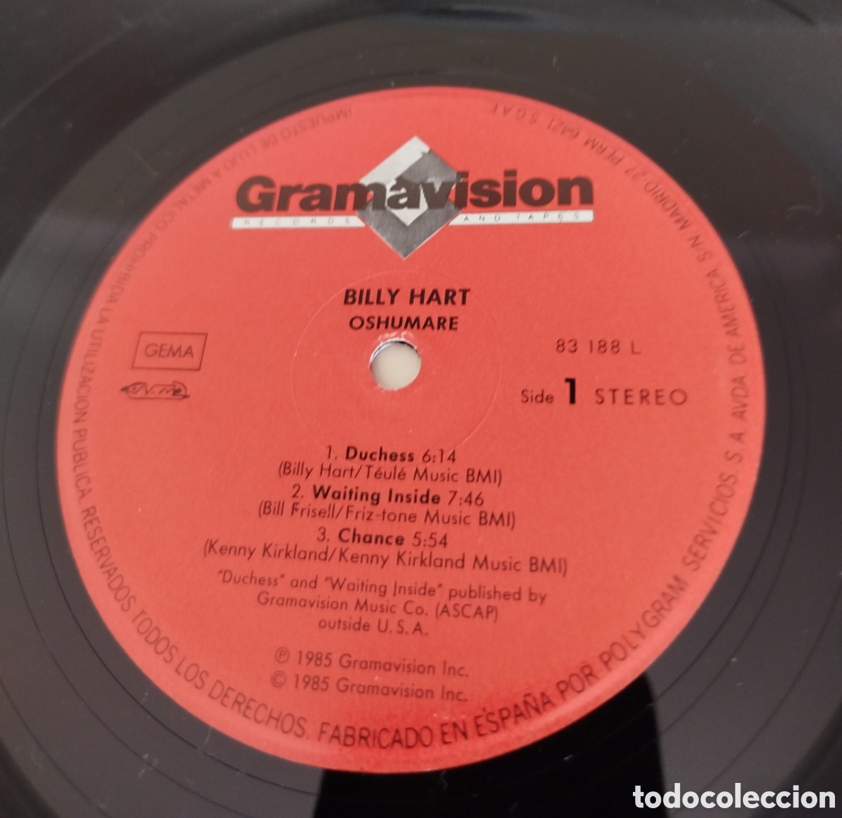 Discos de vinilo: Billy Hart - Oshumare - Foto 3