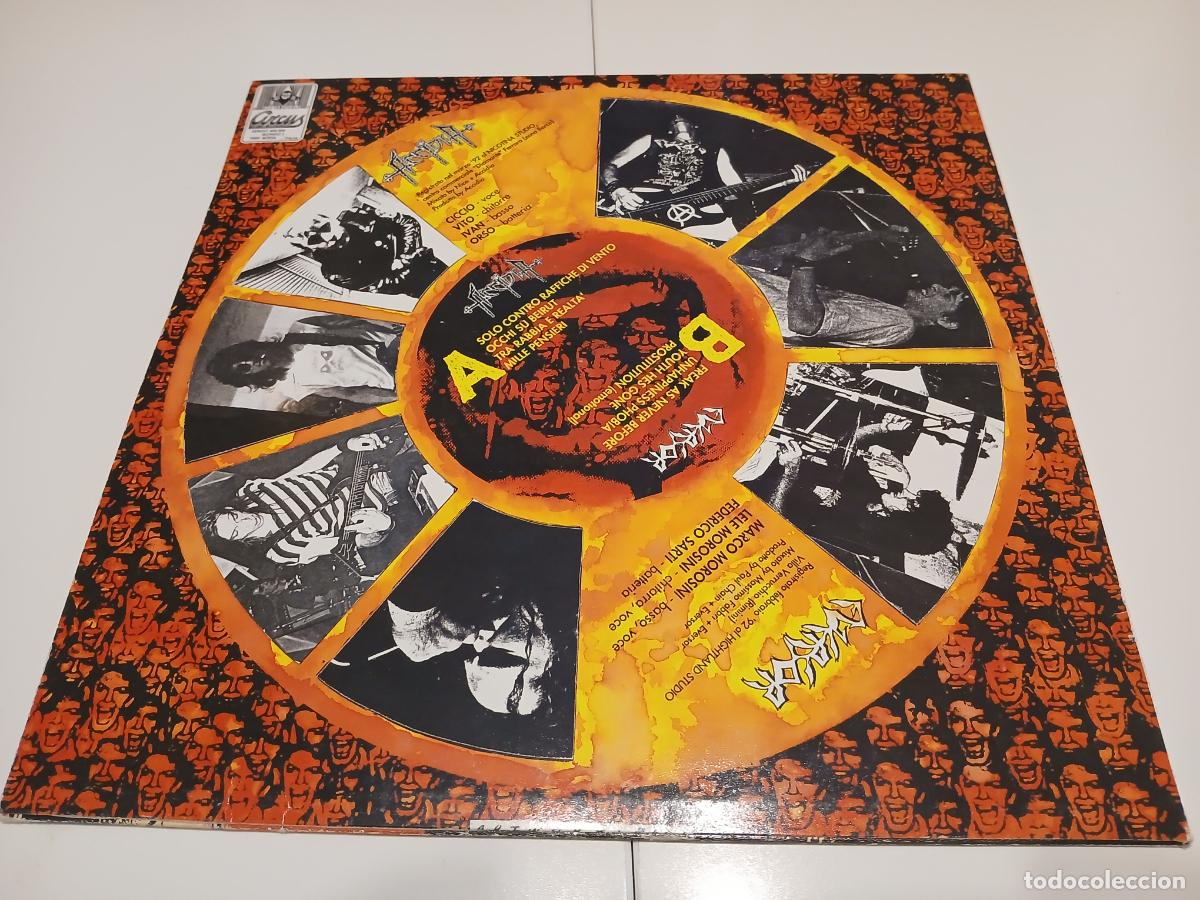 Discos de vinilo: ACCIDIA & EVERSOR -UOMINI CONTRO- (1992) LP DISCO VINILO - Foto 2