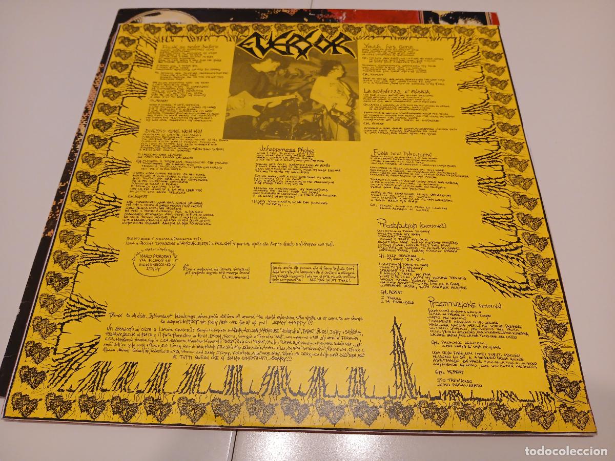 Discos de vinilo: ACCIDIA & EVERSOR -UOMINI CONTRO- (1992) LP DISCO VINILO - Foto 5