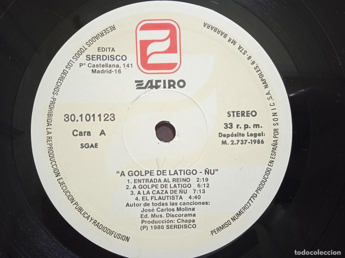 Discos de vinilo: &Ntilde;u - A Golpe De Latigo - LP - 1986 - Foto 4