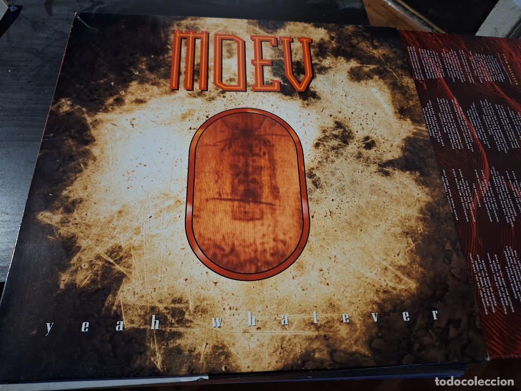 Discos de vinilo: MOEV - YEAH WHATEVER LP ALEMANIA REBEL REC 1988 - TECHNO SYNTH POP - Foto 1