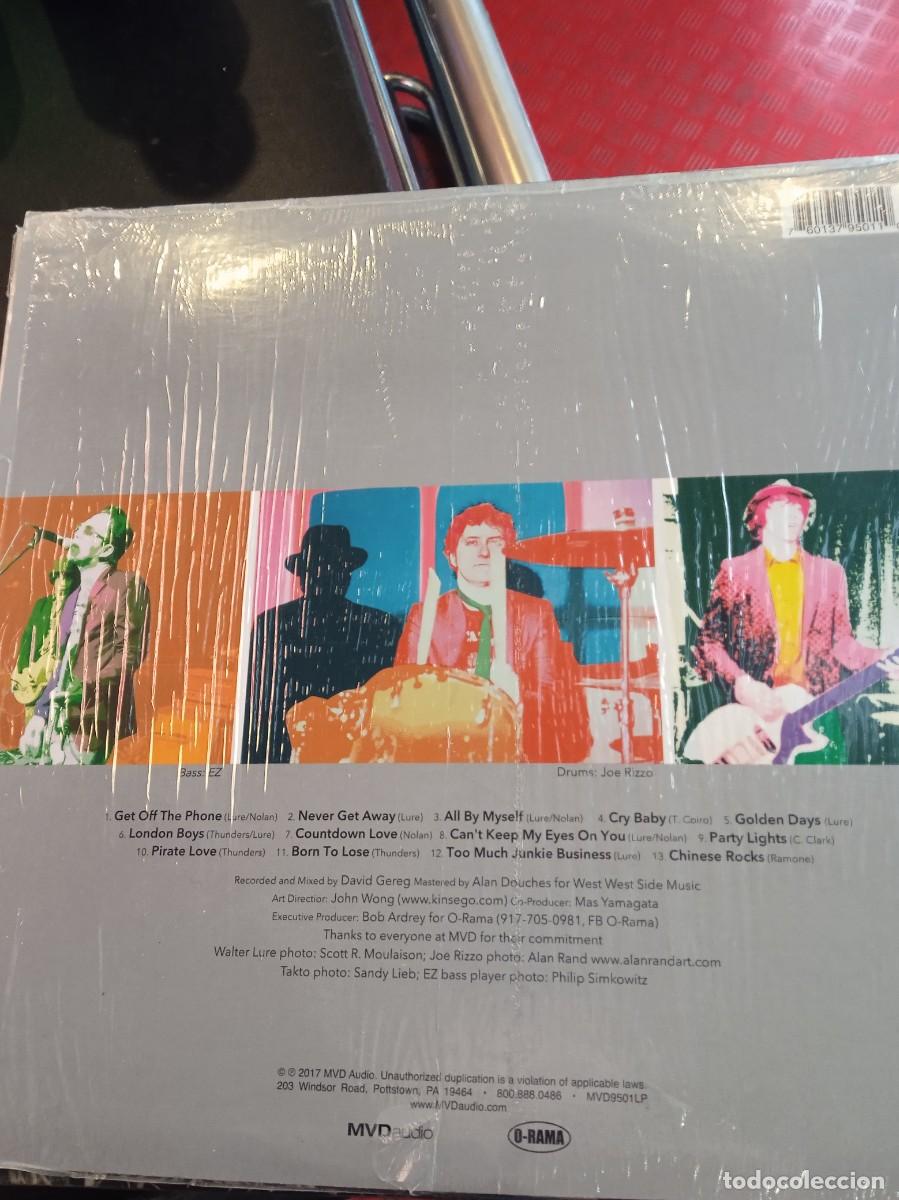 Discos de vinilo: WALTER LURE & THE WALDOS- LIVE IN BROOKLYN. LP. HEARTBREAKERS. - Foto 2