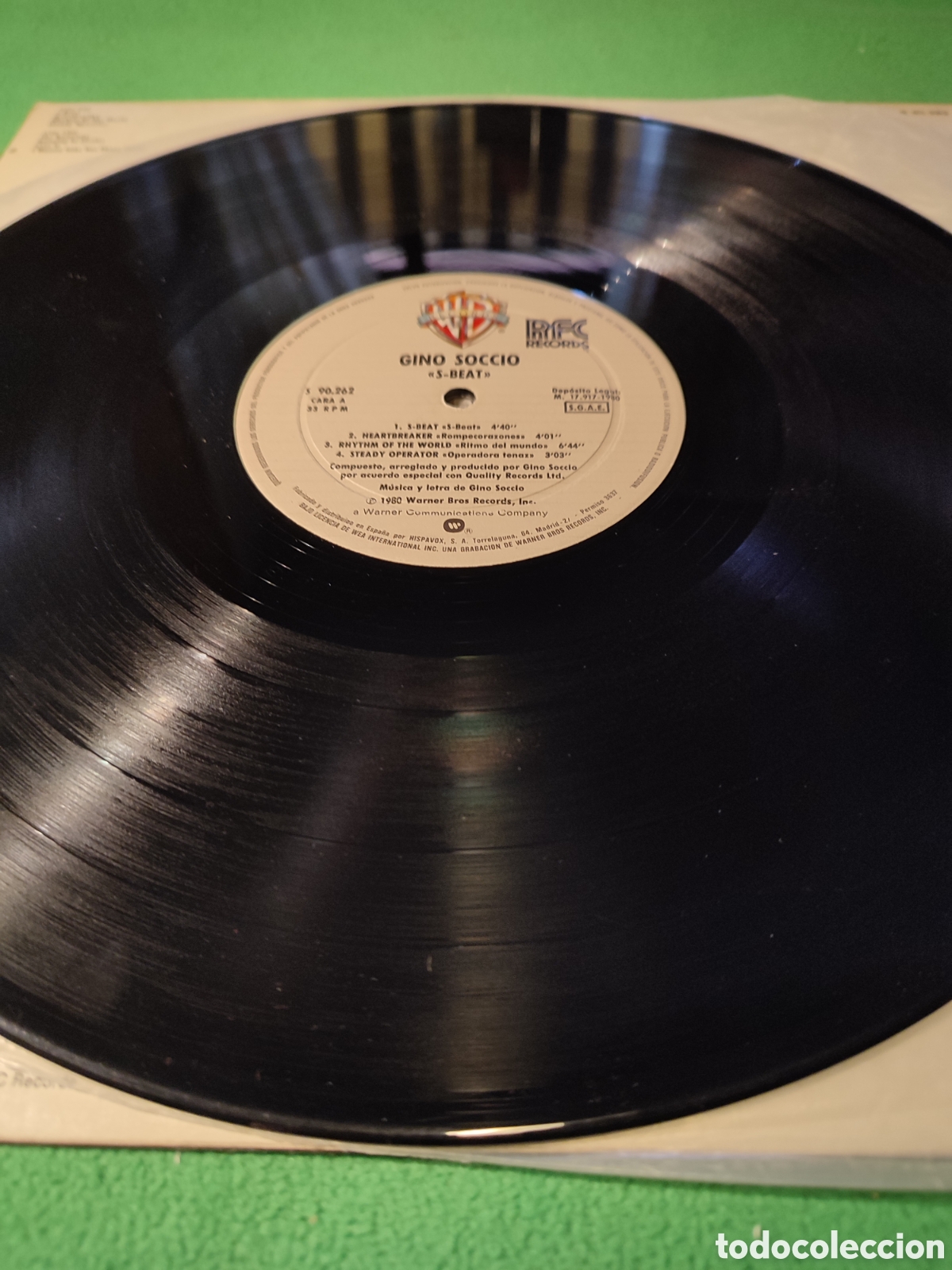 Discos de vinilo: Gino Soccio - S - Beat edici&oacute;n 1980 - Foto 3