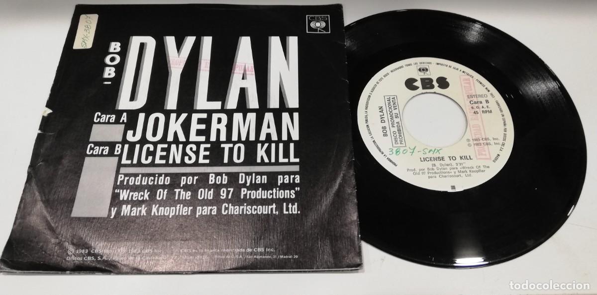 Discos de vinilo: SCO39-Bob Dylan - Jokerman (7&rdquo;, Single, Promo) - Foto 2