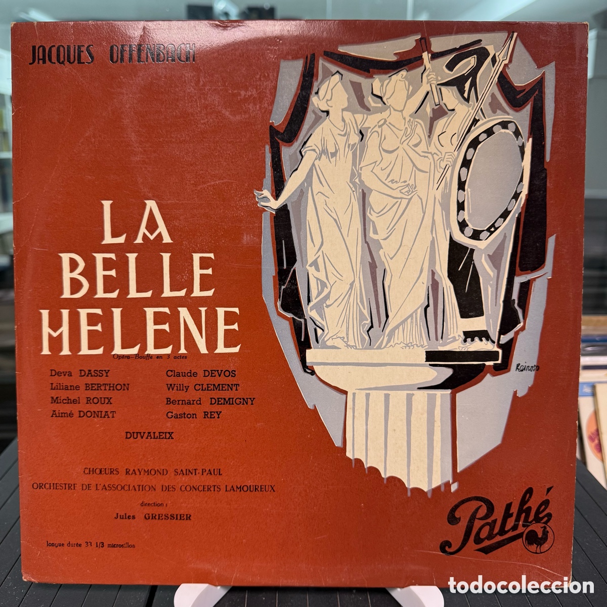 Discos de vinilo: Offenbach - Jules Gressier - La Belle Helene (LP) - Foto 1