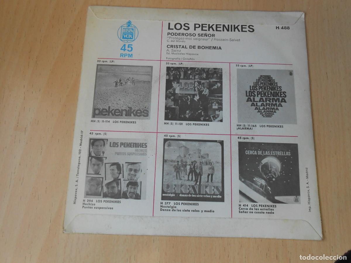 Discos de vinilo: PEKENIKES, LOS, SG, PODEROSO SE&Ntilde;OR + 1, A&Ntilde;O 1969, HISPAVOX H-488 - Foto 2
