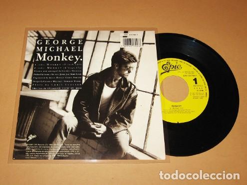 Discos de vinilo: GEORGE MICHAEL - MONKEY - PROMO SINGLE - 1988 - Foto 1
