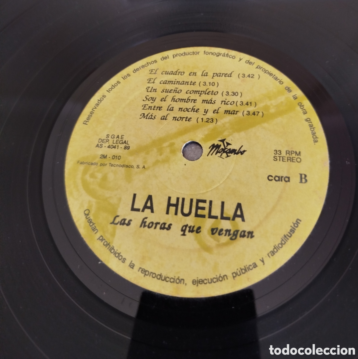 Discos de vinilo: La huella - Las Horas que Vengan - Foto 3